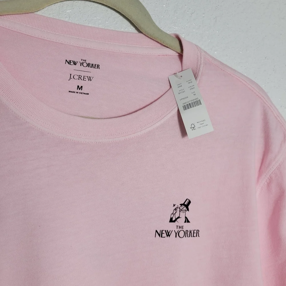 J Crew Limited-edition The New Yorker X J.Crew vintage-wash cotton graphic T
